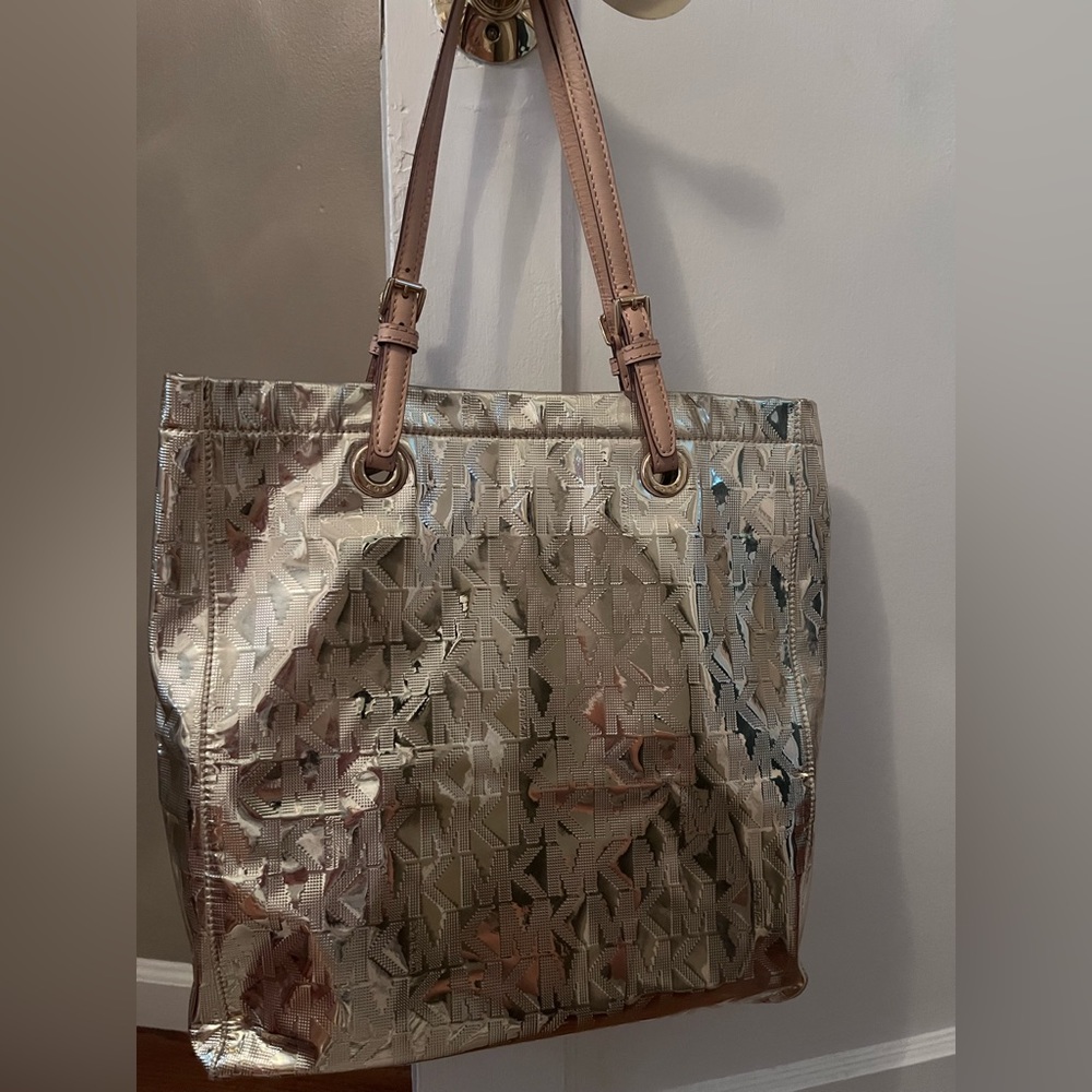 Michael Kors Gold tote/ shoulder bag